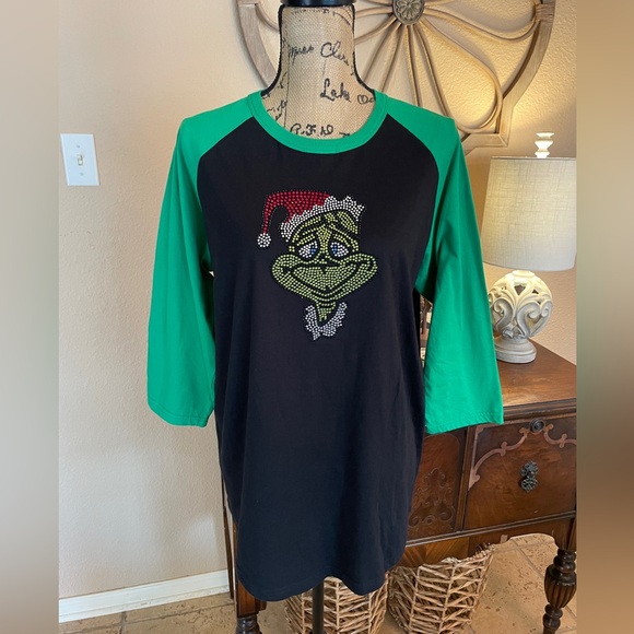 B.O.B. The Grinch Sparkly Christmas Tee - Picture 11 of 11